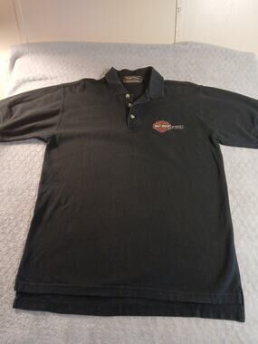 Ford Motor Company Classics - F-150 Harley Davidson Polo - Black Size L EUC